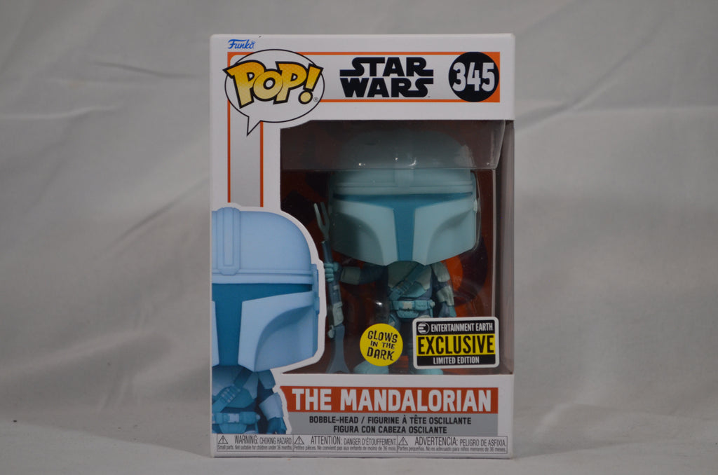 Pop The Mandalorian Entertainment Earth Exclusive LE 345 Glow in the Dark