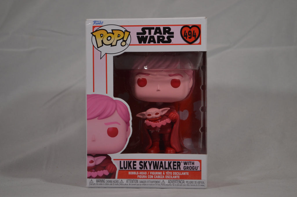 Pop Luke Skywalker w/ Grogu 494 Valentines Day Exclusive