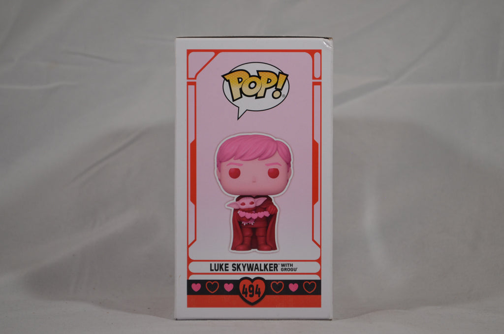 Pop Luke Skywalker w/ Grogu 494 Valentines Day Exclusive