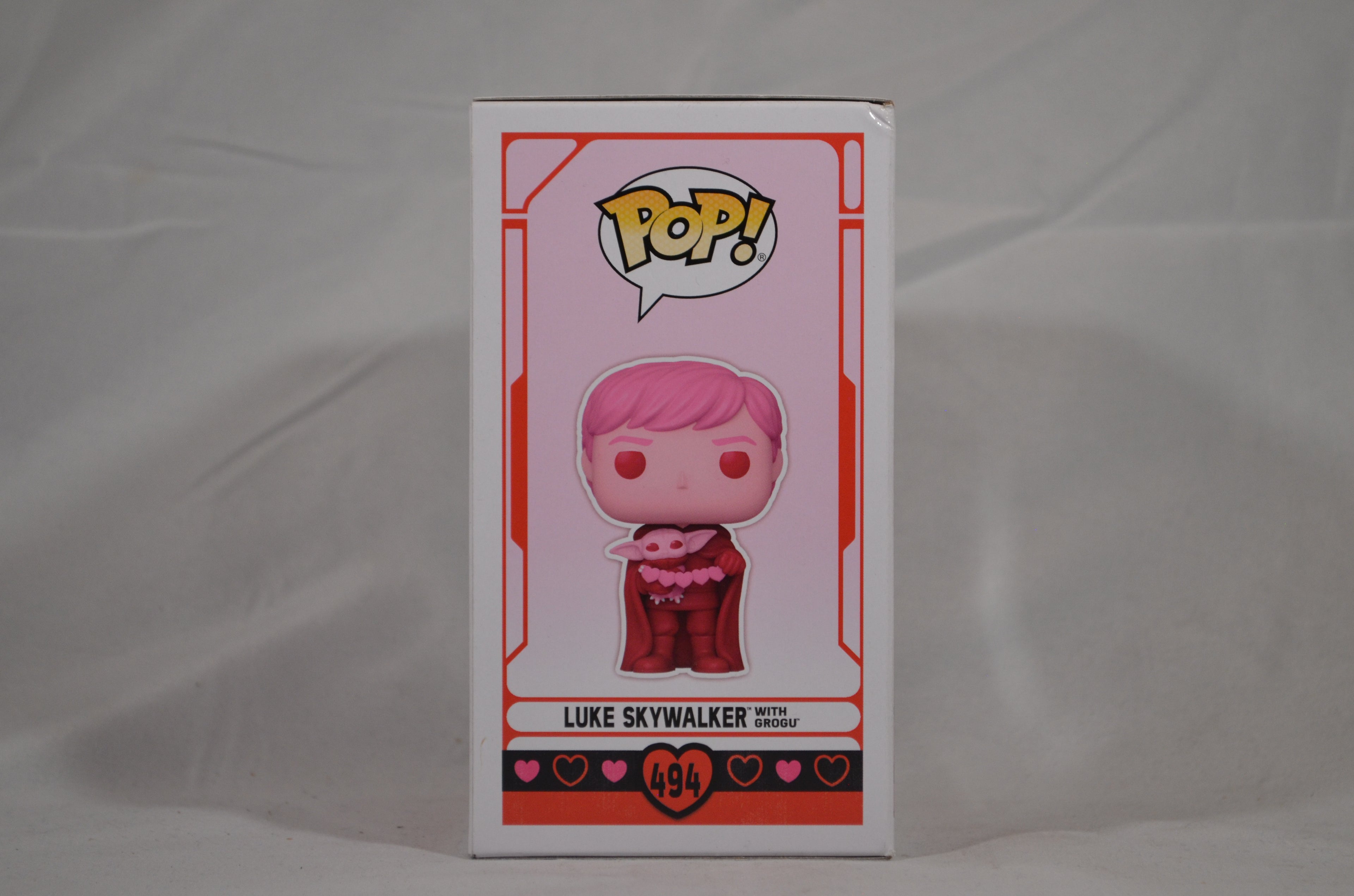 Pop Luke Skywalker w/ Grogu 494 Valentines Day Exclusive