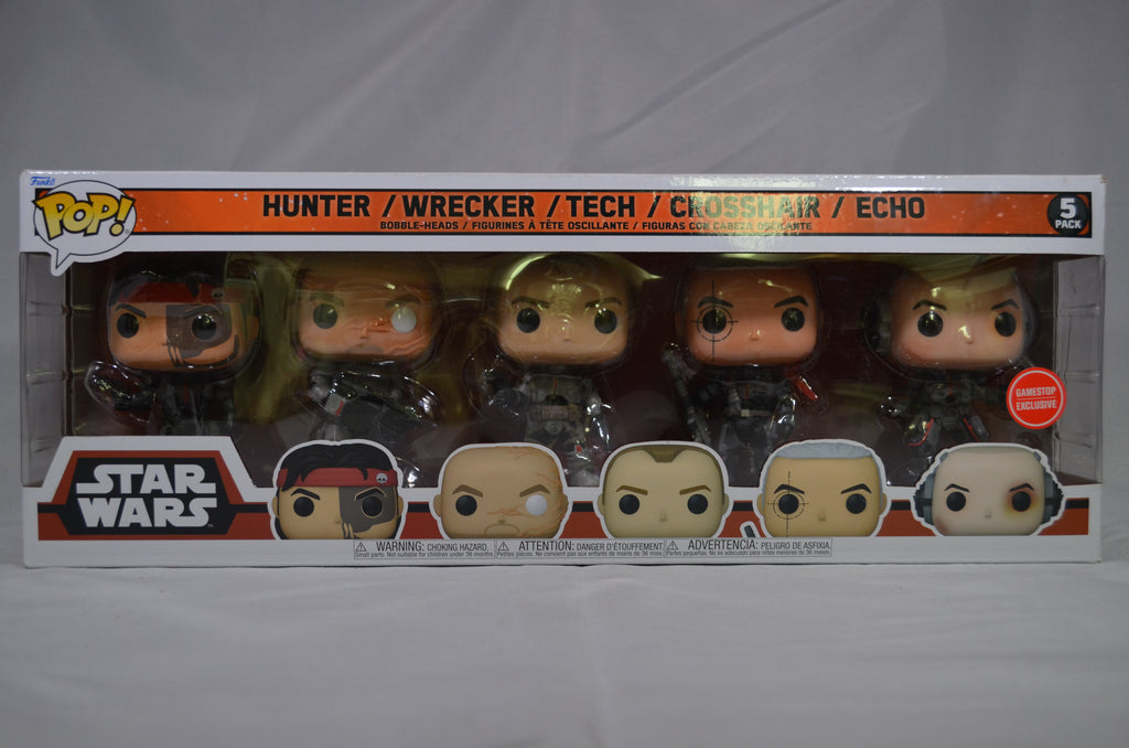 Pop Hunter / Wrecker / Tech / Crosshair / Echo 5 Pack Gamestop Exclusive