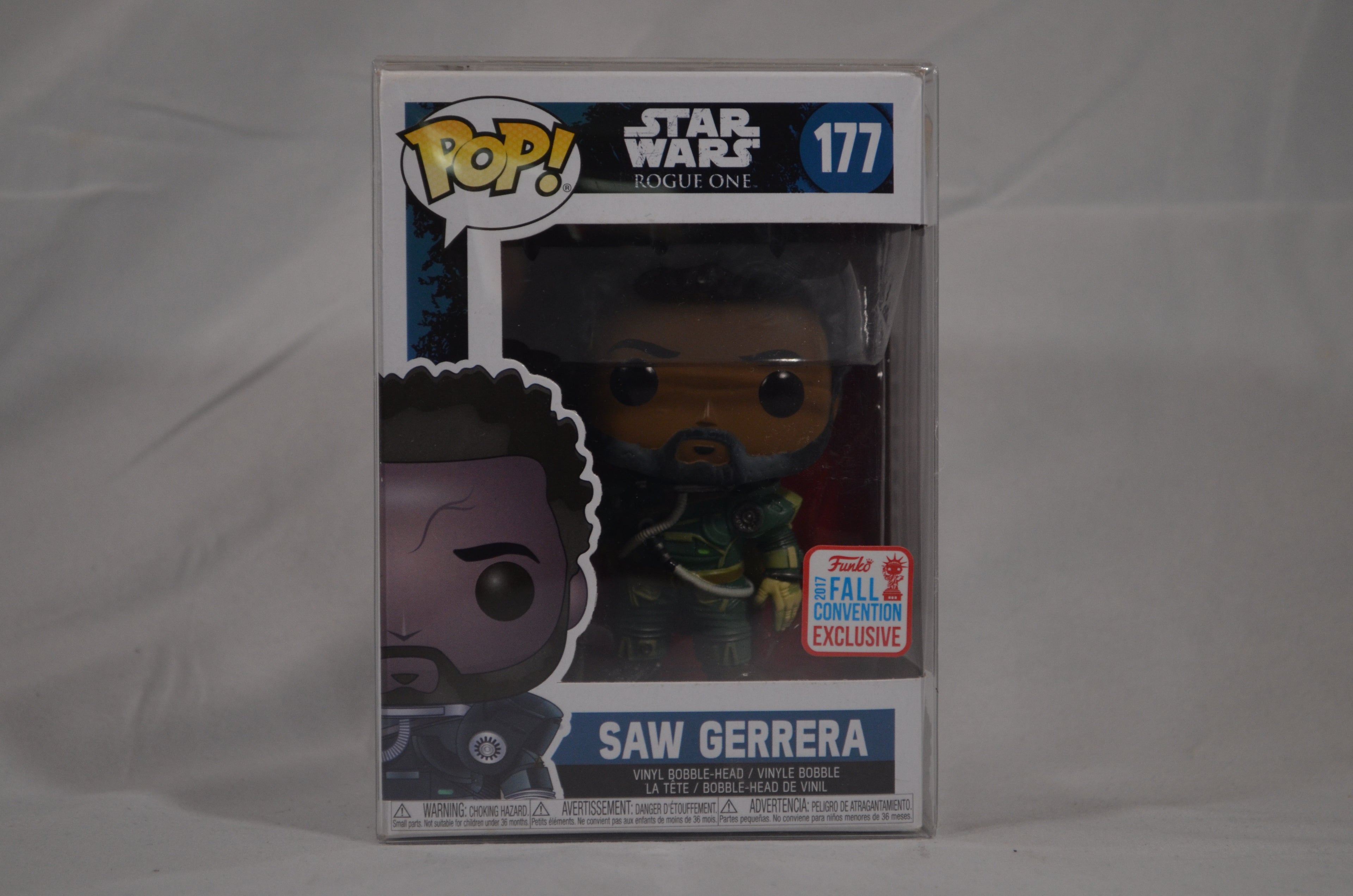 Pop Saw  Gerrera 177 Funko 2017 Fall Convention Exclusive *Damaged*