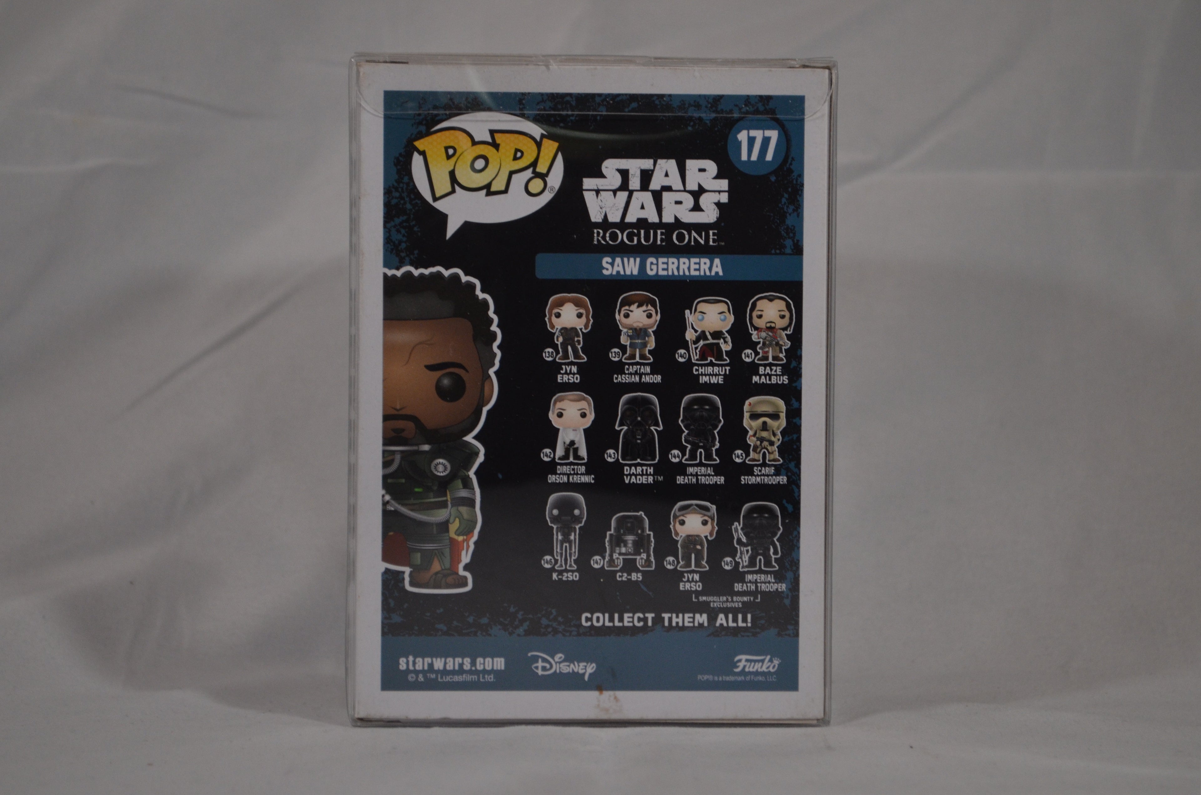 Pop Saw  Gerrera 177 Funko 2017 Fall Convention Exclusive *Damaged*