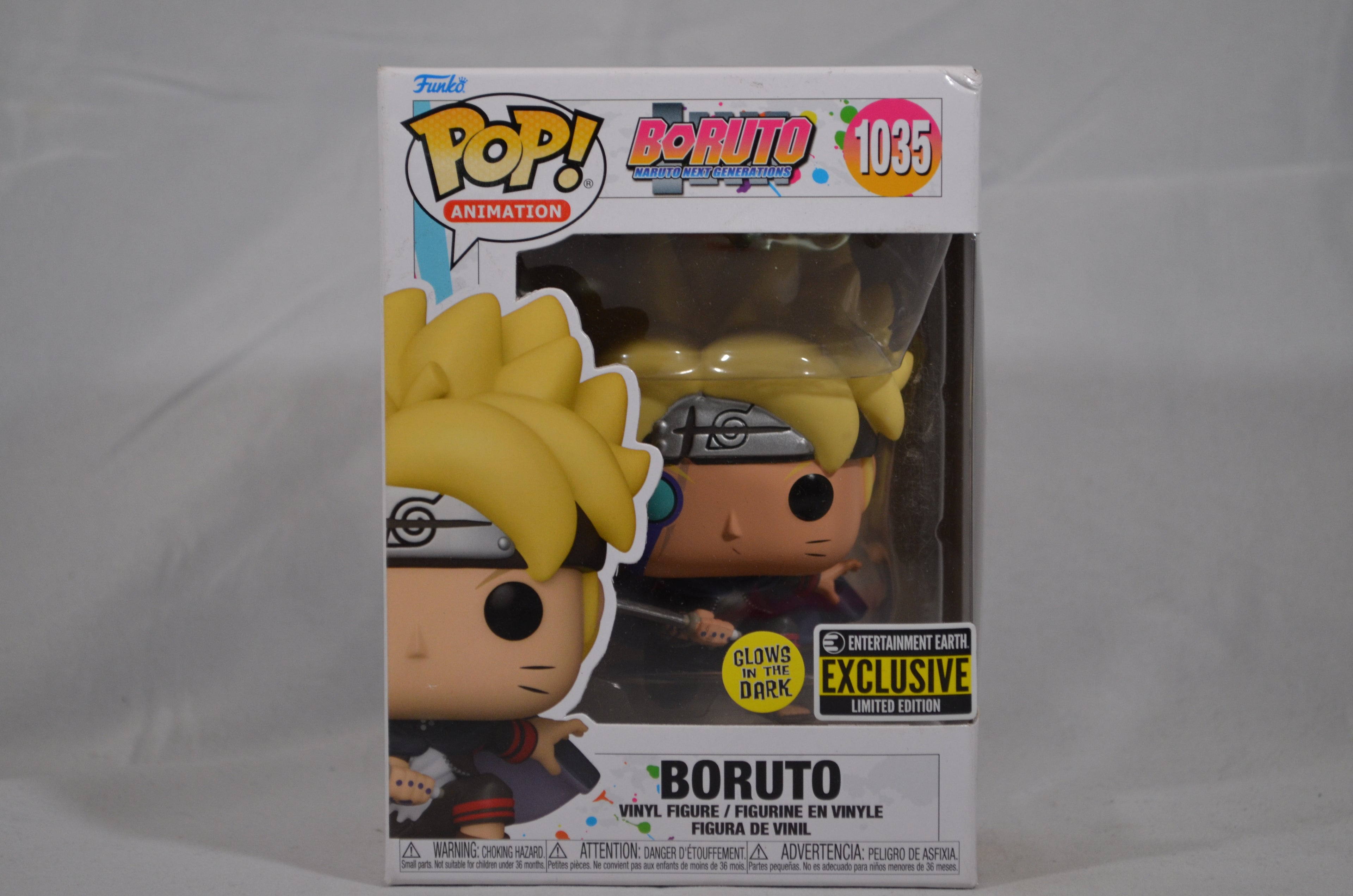 Pop Boruto 1035 Entertainment Earth Exclusive Glow in the Dark