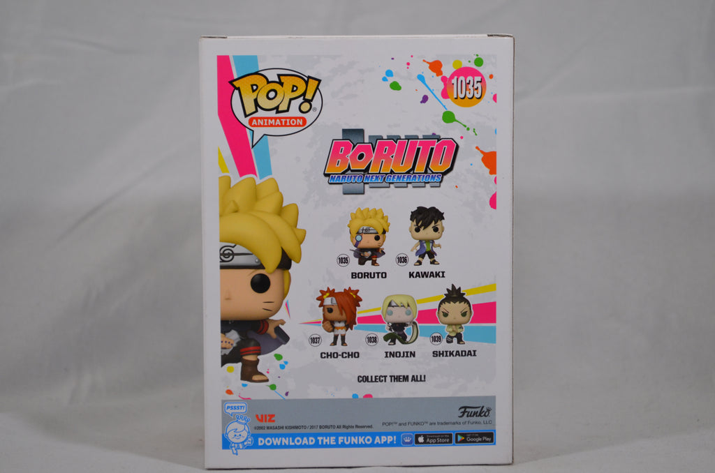 Pop Boruto 1035 Entertainment Earth Exclusive Glow in the Dark