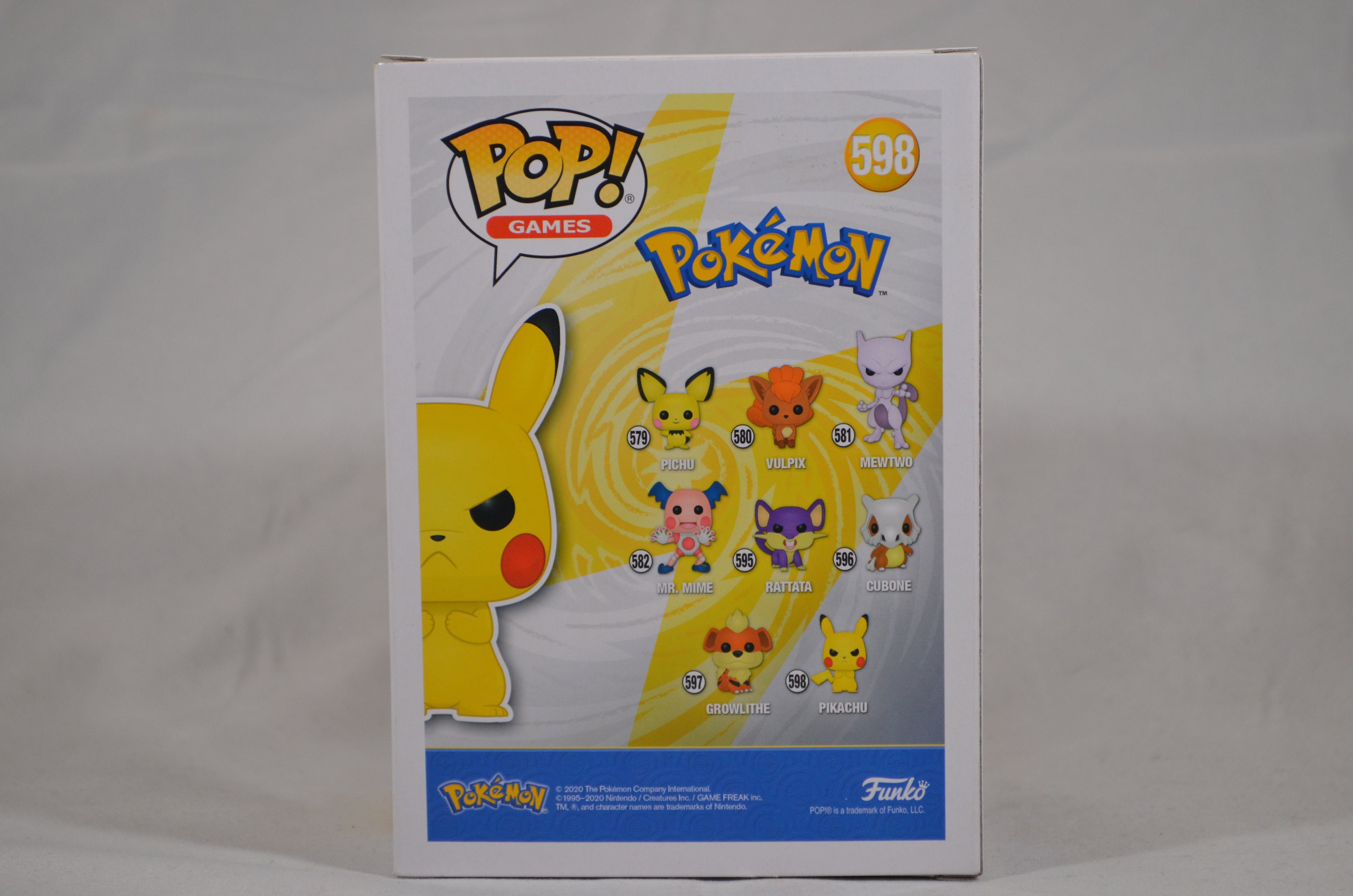 Pop Grumpy Pikachu 598