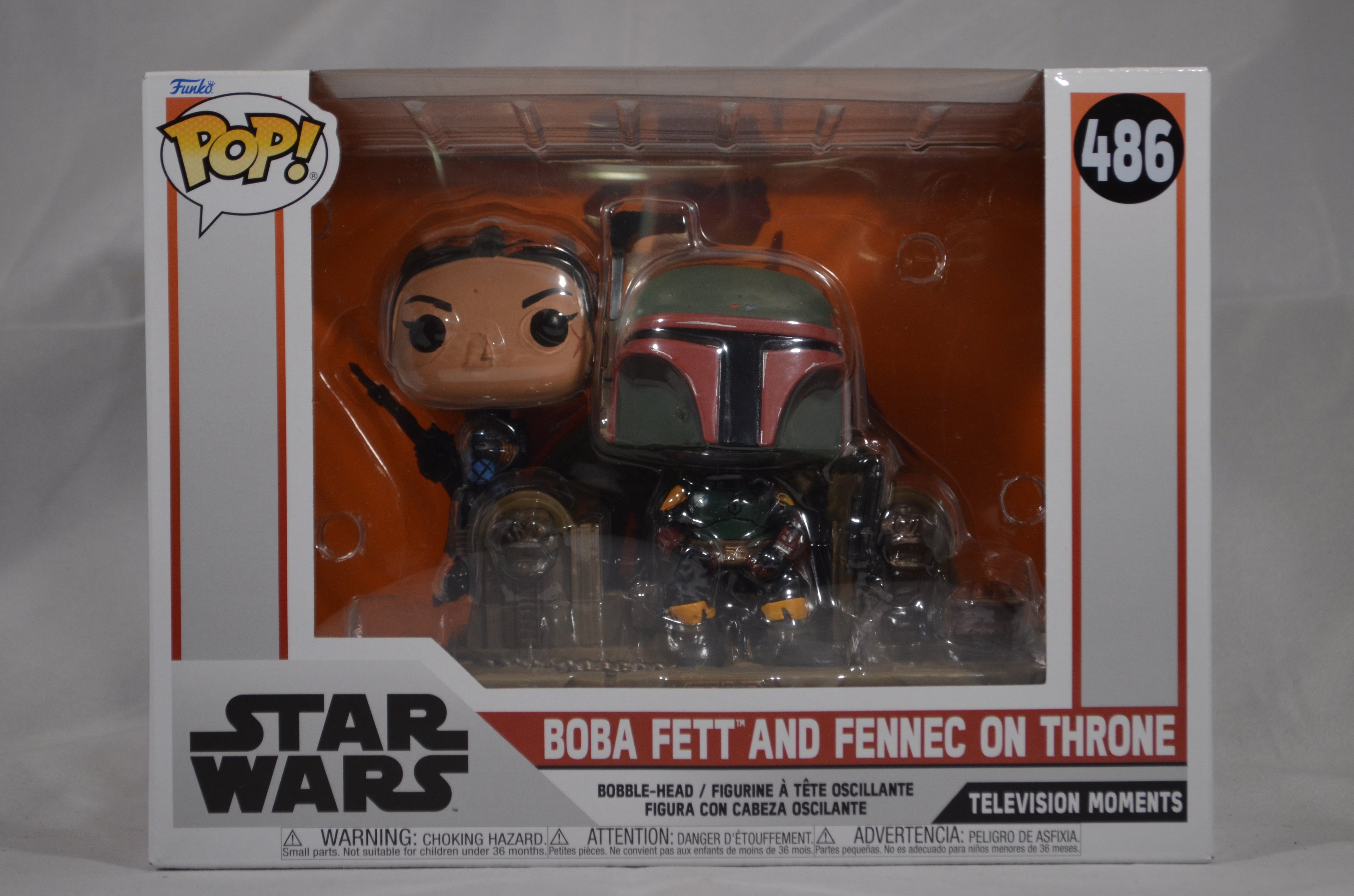 Pop Boba Fett and Fennec on Throne 486