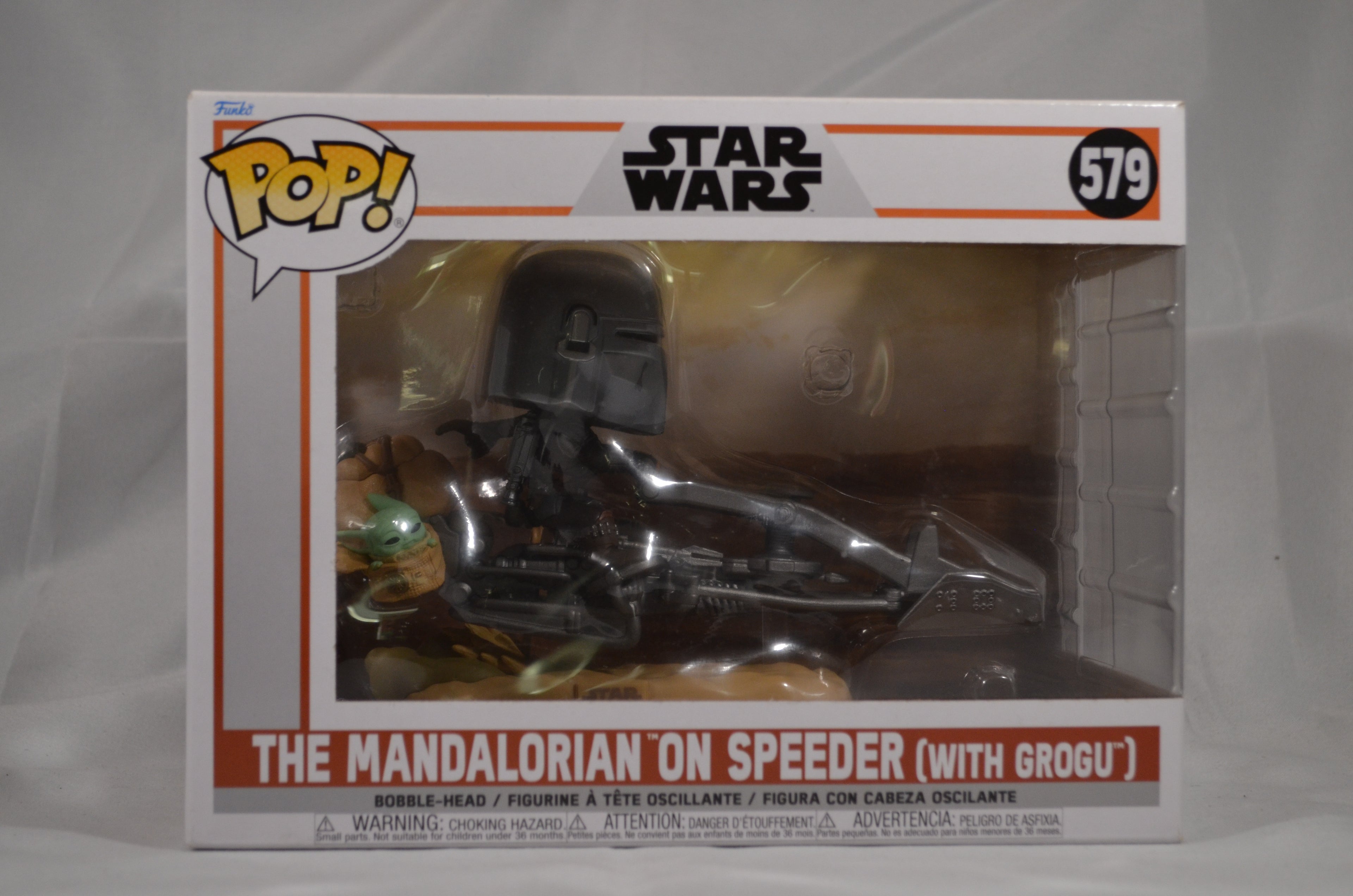 Pop The Mandalorian on Speeder (w/ Grogu) 579