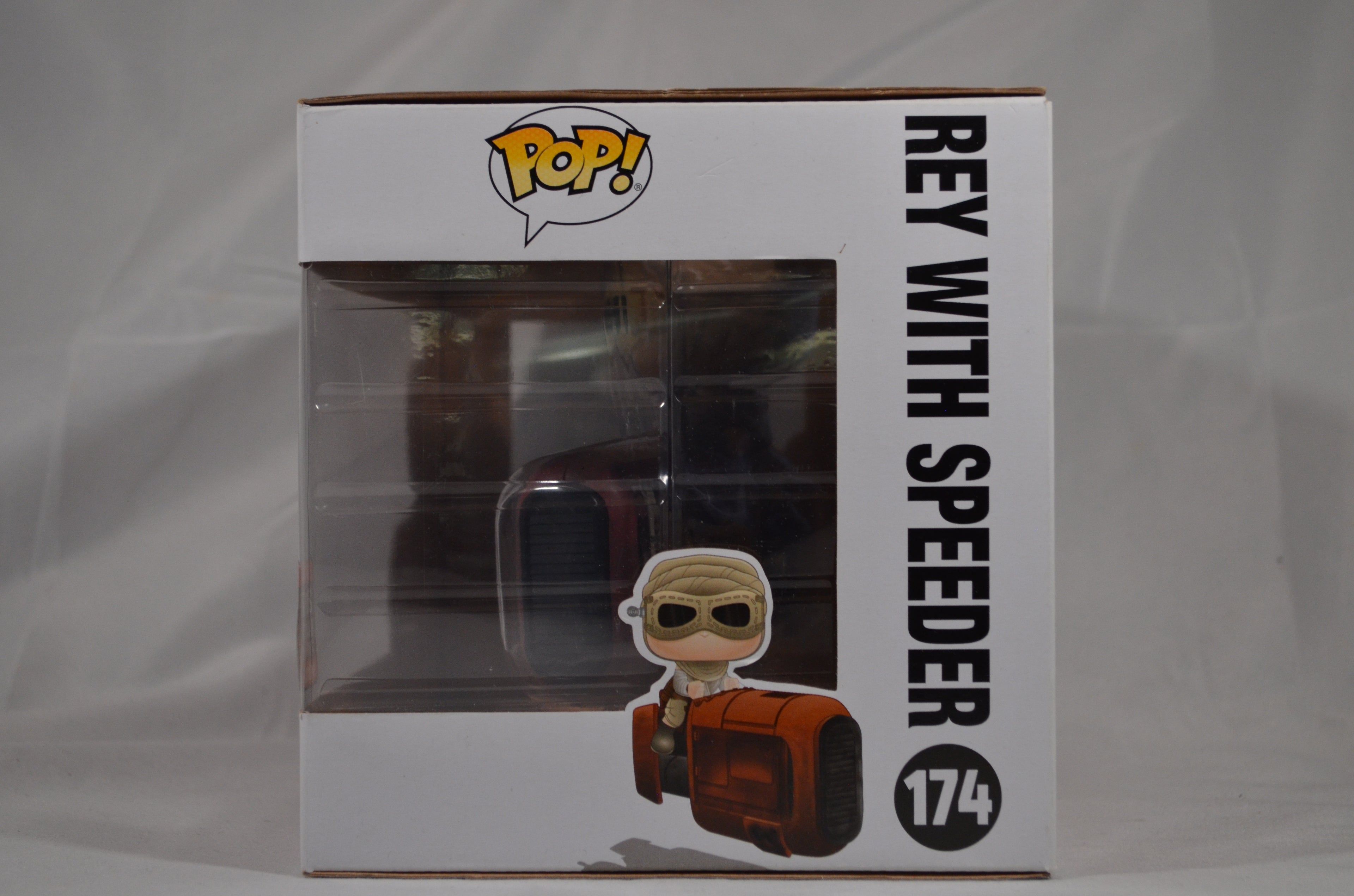 Pop Rey w/ Speeder 174 Funko 2017 Galactic Convention Exclusive
