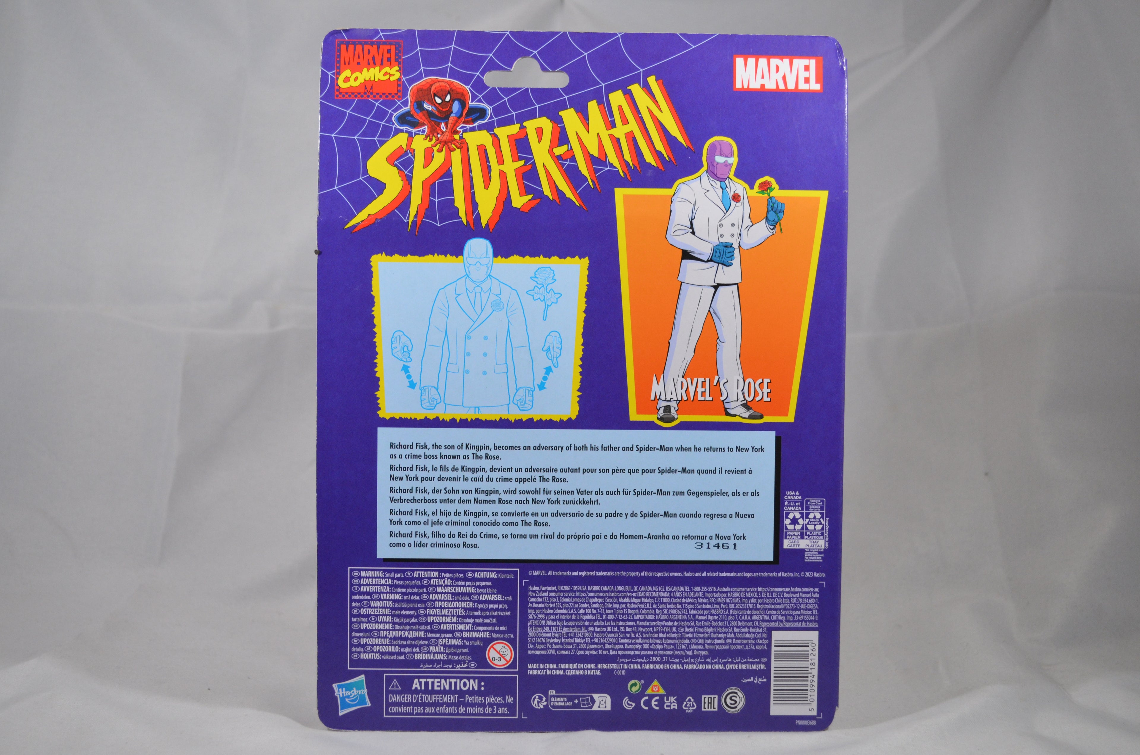 Marvel Comics Spiderman Marvel's Rose