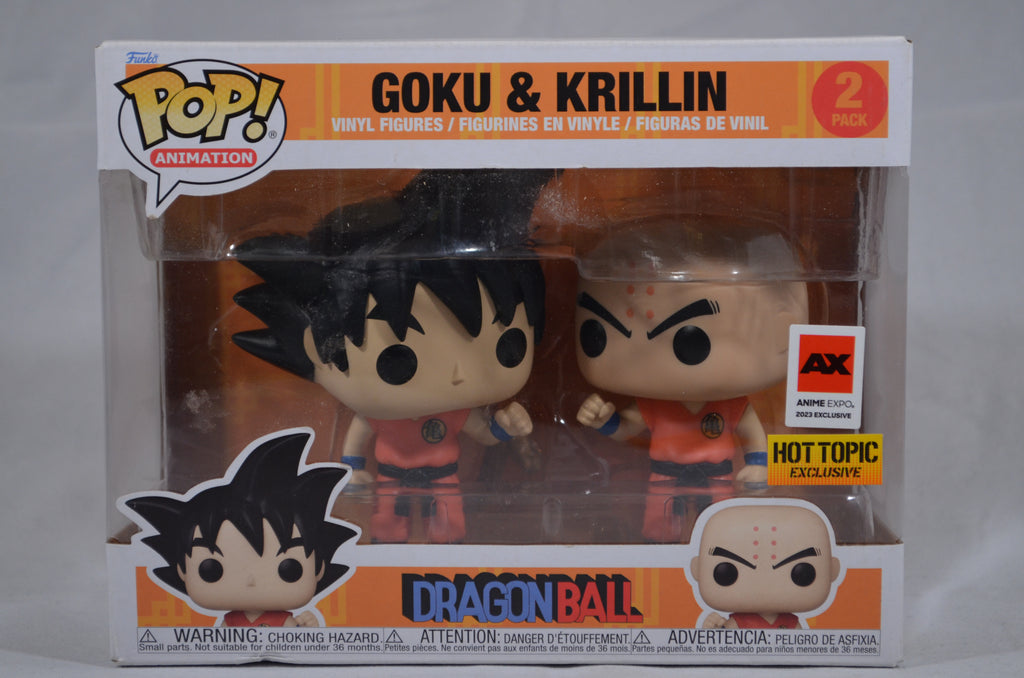 Pop Goku & Krillin 2 Pack Anime Expo 2023 & Hot Topic Exclusive