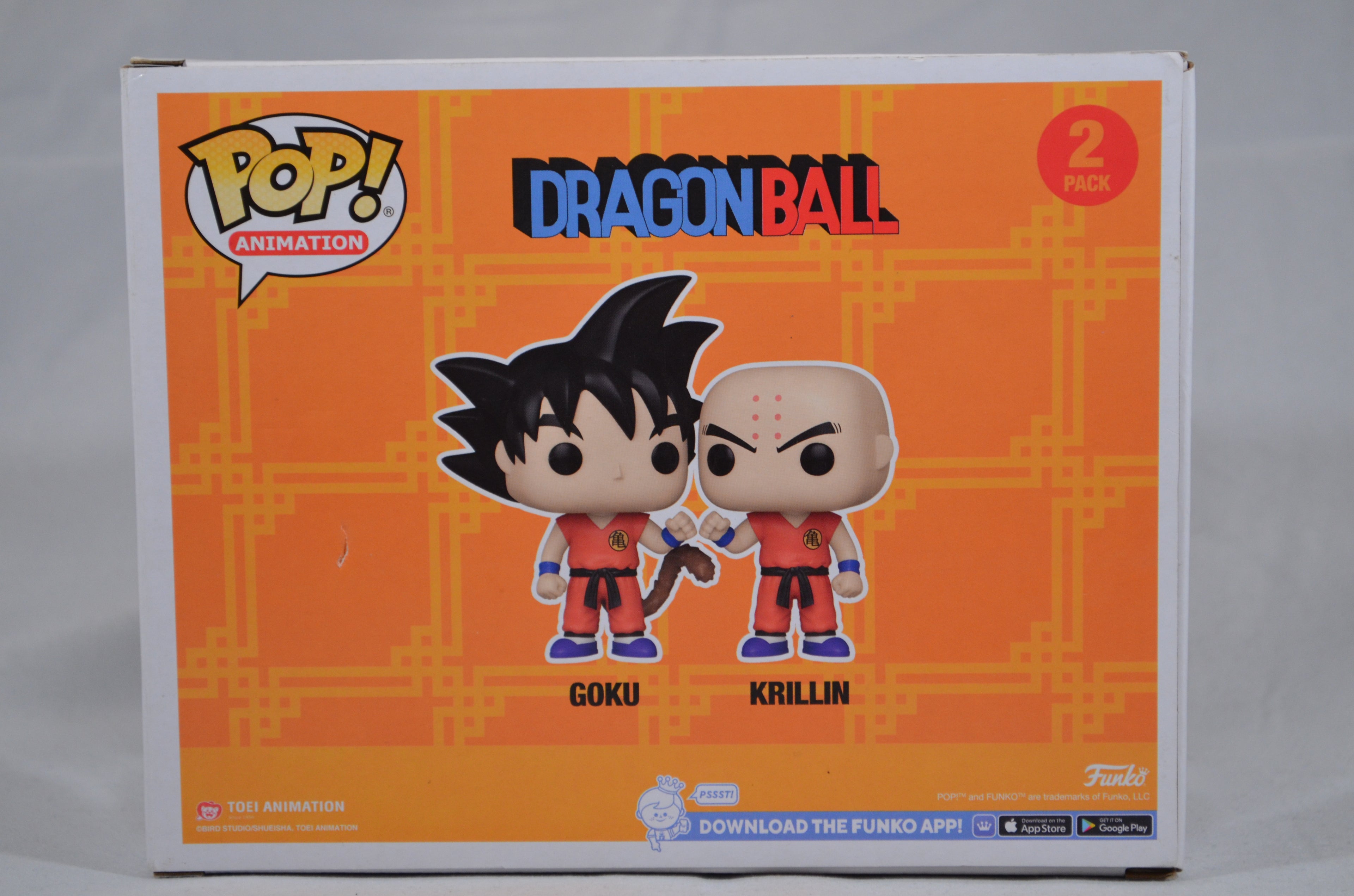 Pop Goku & Krillin 2 Pack Anime Expo 2023 & Hot Topic Exclusive