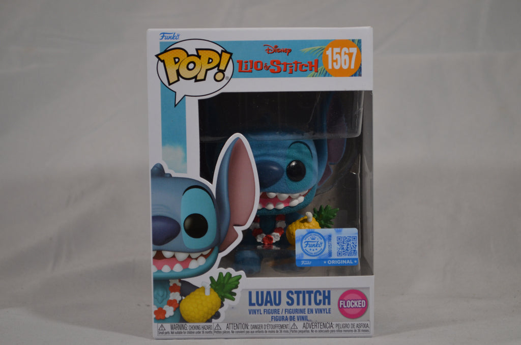Pop Luau Stitch 1567 Flocked Funko Special Edition