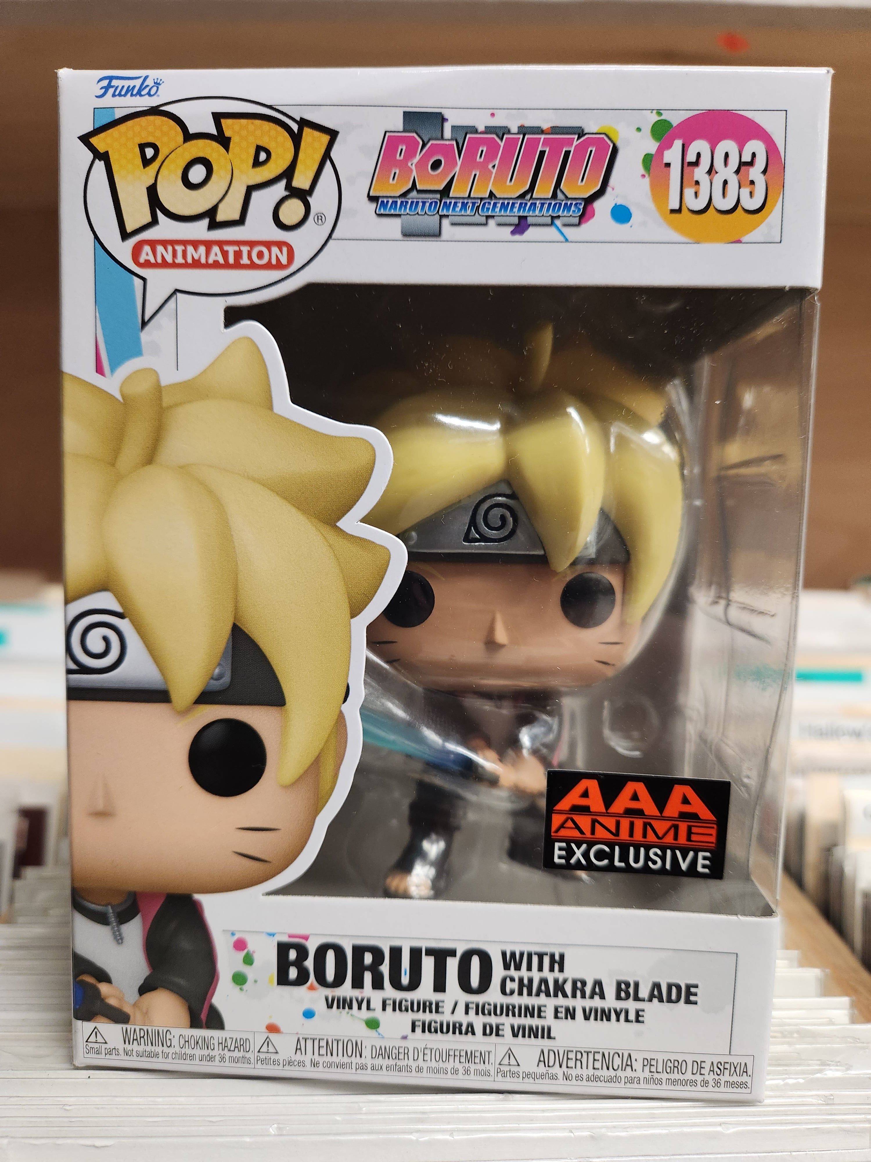 Pop Boruto w/ Chakra Blade 1383 AAA Anime Exclusive